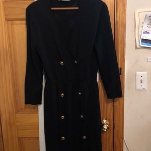 St. John knit dress in black authentic